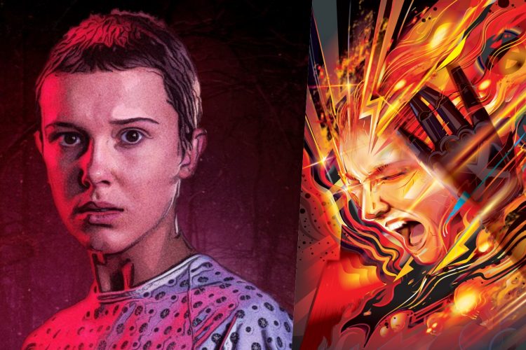 stranger things eleven fenice nera