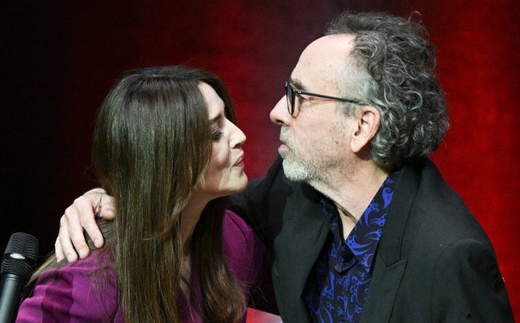 tim burton e monica bellucci