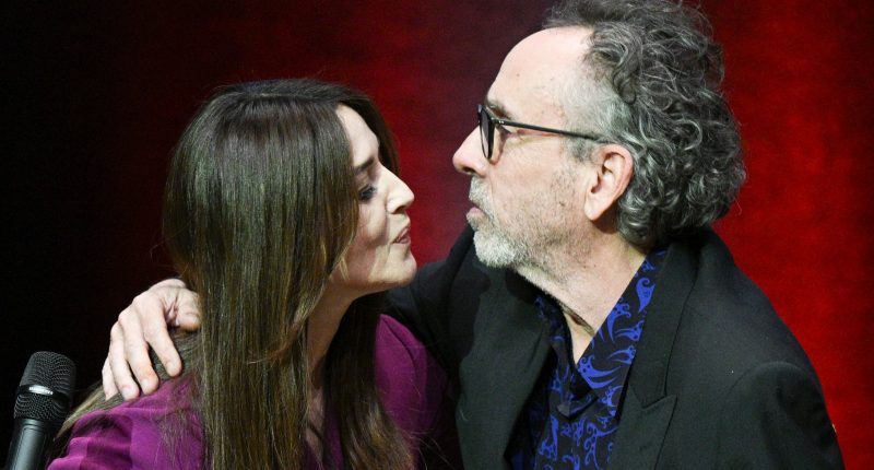 tim burton e monica bellucci