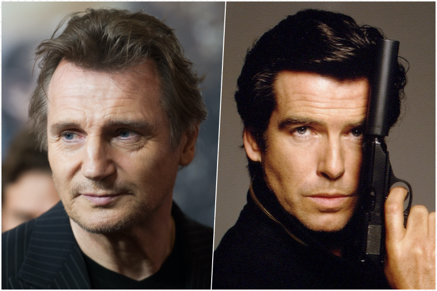 Liam Neeson Pierce Brosnan