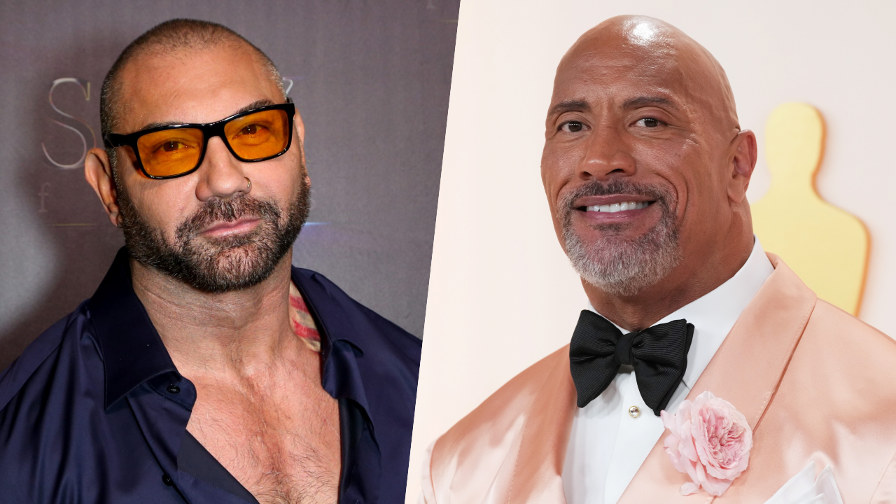 Dave Bautista tar avstånd från Dwayne Johnson