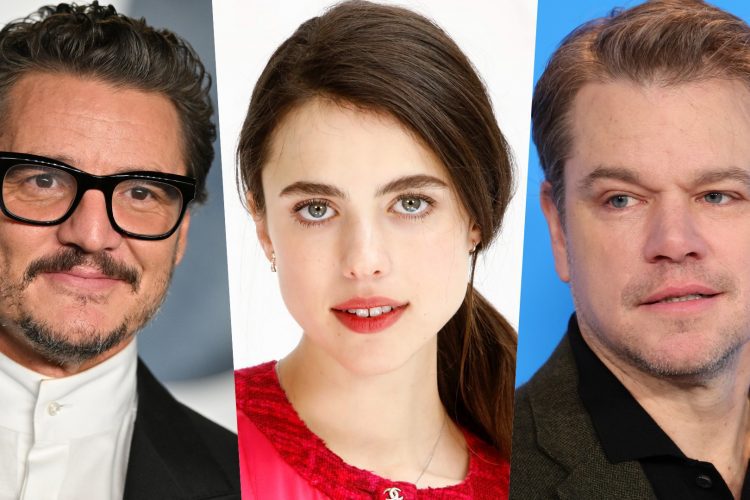 pedro pascal margaret qualley matt damon