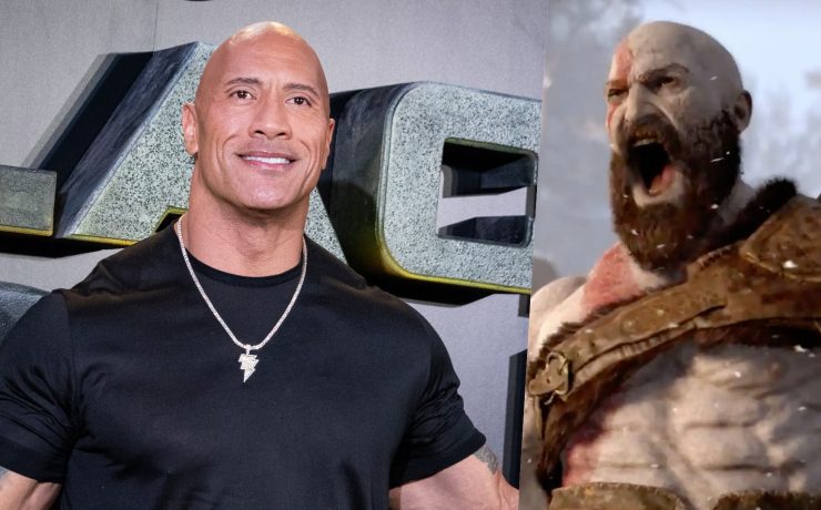 dwayne johnson kratos