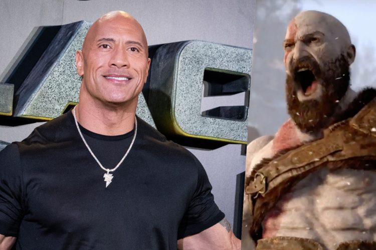 dwayne johnson kratos