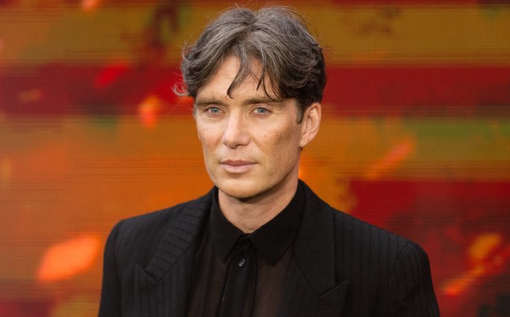 Cillian Murphy Oppenheimer première inglese