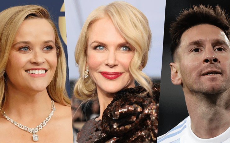 Reese Witherspoon Nicole Kidman Lionel Messi