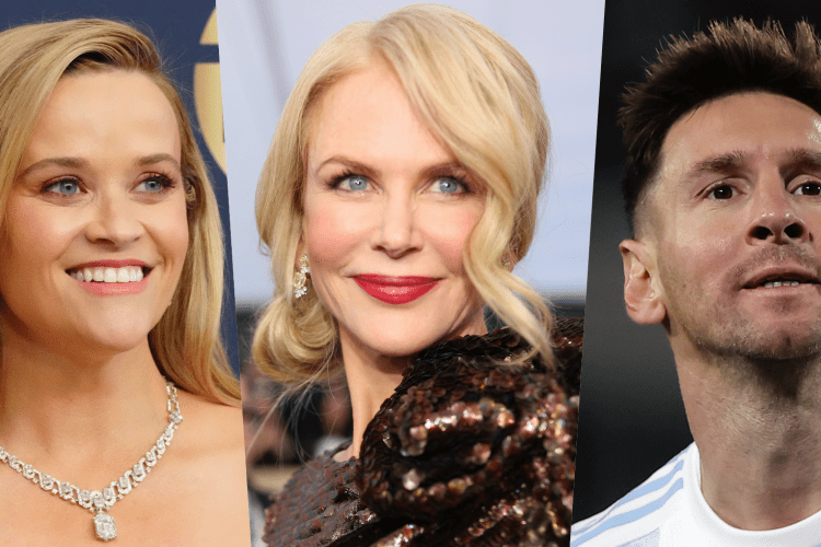 Reese Witherspoon Nicole Kidman Lionel Messi