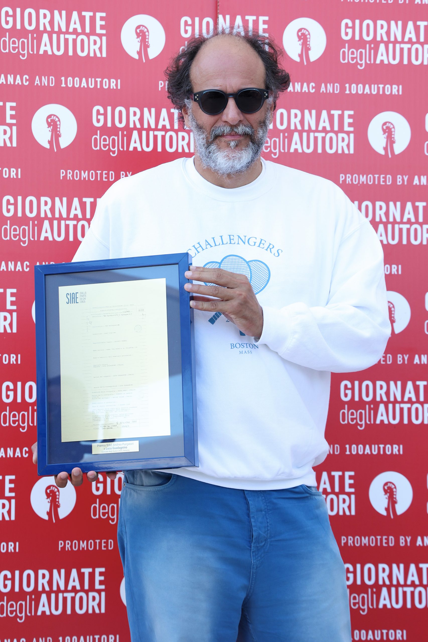 Luca Guadagnino premio SIAE alla carriera Andrea Purgatori