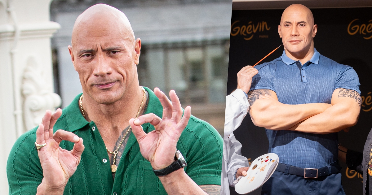 dwayne johnson statua