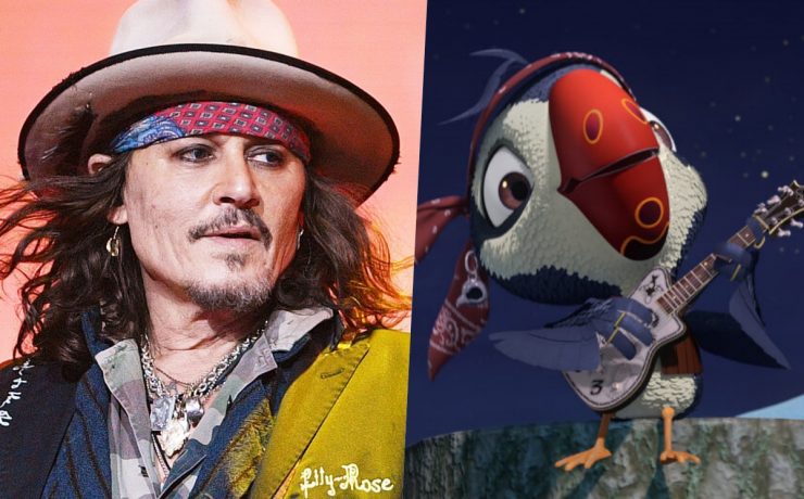 Johnny Depp Puffins