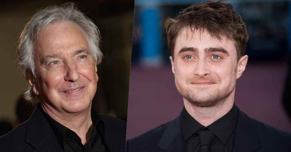 harry potter daniel radcliffe alan rickman