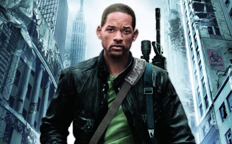 Will Smith in un artwork di Io sono leggenda