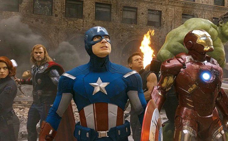 Gli Avengers nel film omonimo del 2012