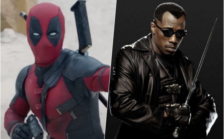 Collage di Deadpool e Blade