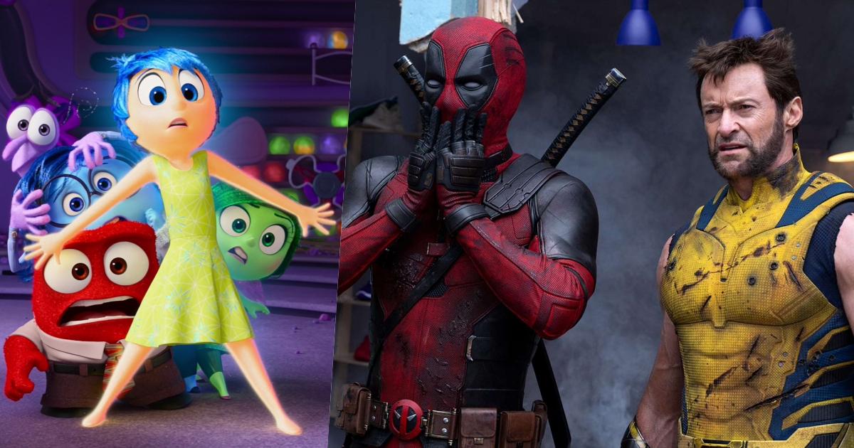 frame di inside out 2 e deadpool & wolverine