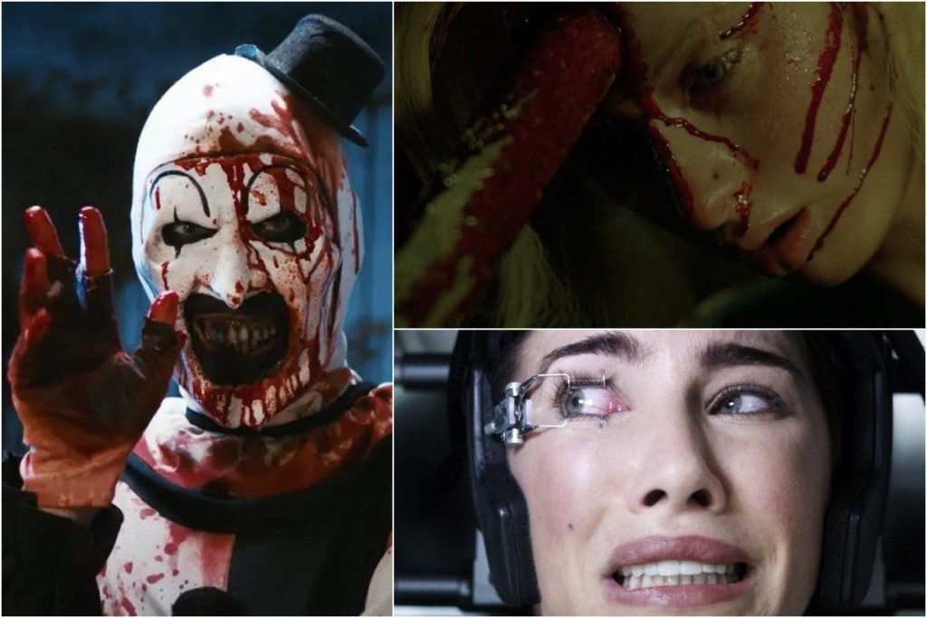 Collage di Terrifier, House of Wax e Final Destination