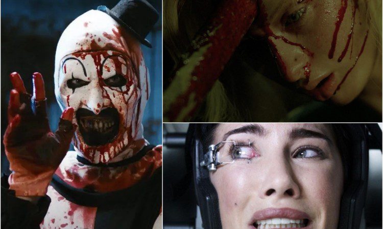 Collage di Terrifier, House of Wax e Final Destination