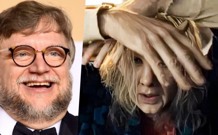 primi piani di guillermo del toro e nicolas cage