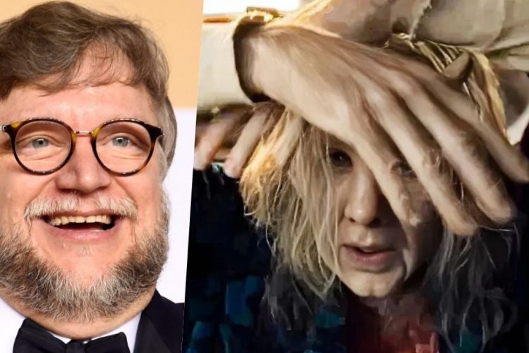 primi piani di guillermo del toro e nicolas cage