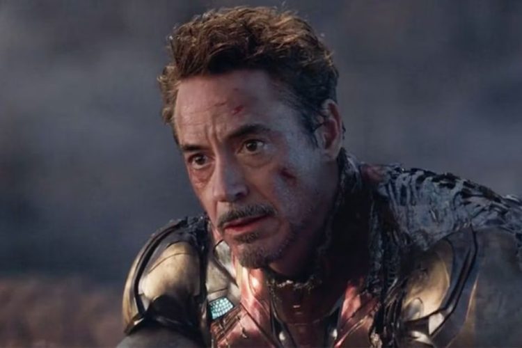 Robert Downey Jr. in un frame da avengers: endgame