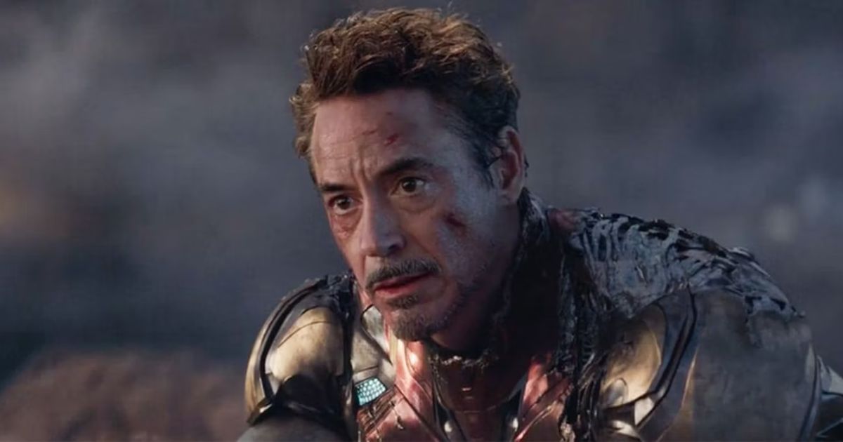 Robert Downey Jr. in un frame da avengers: endgame