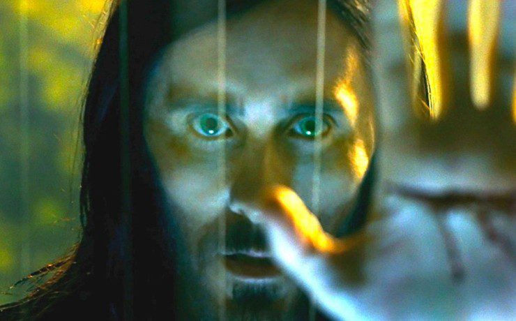 Jared Leto in una scena di Morbius