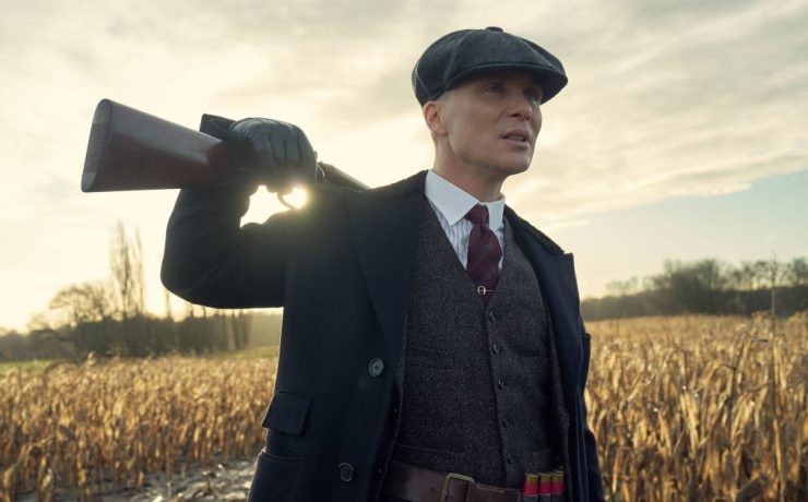 Cillian Murphy in un frame di Peaky Blinders