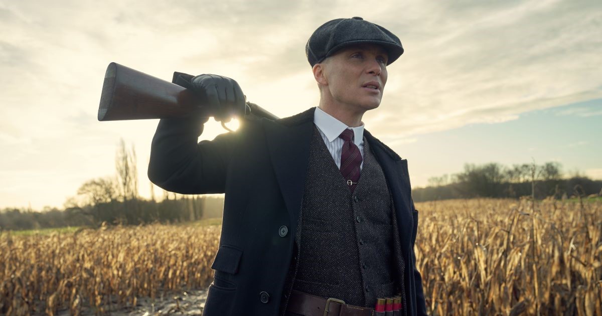 Cillian Murphy in un frame di Peaky Blinders