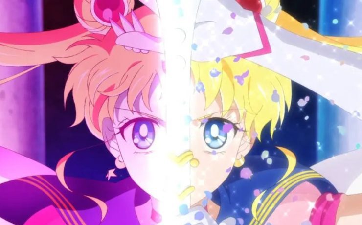 Un frame da Sailor Moon Cosmos, in arrivo su Netflix.