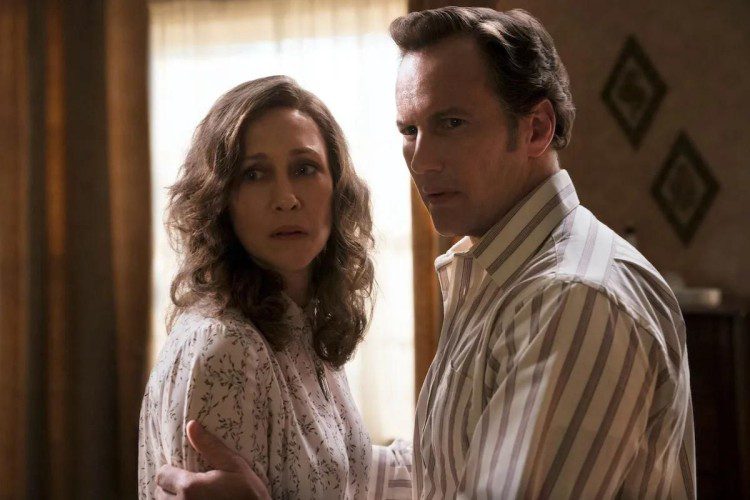 Una scena del film horror The Conjuring di James Wan