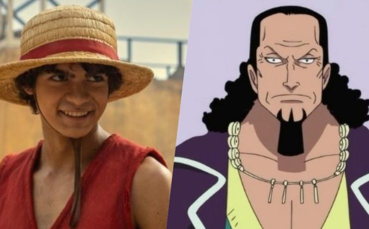 Luffy in One Piece e Nefertari Cobra