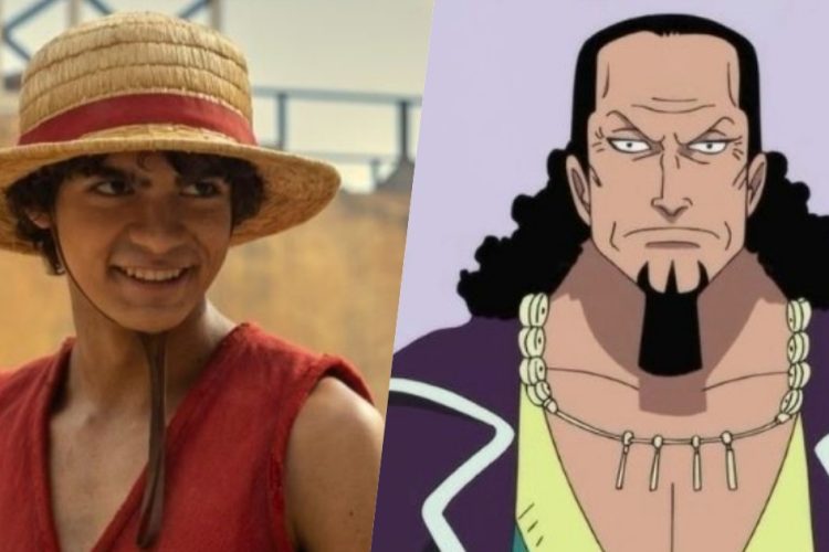 Luffy in One Piece e Nefertari Cobra