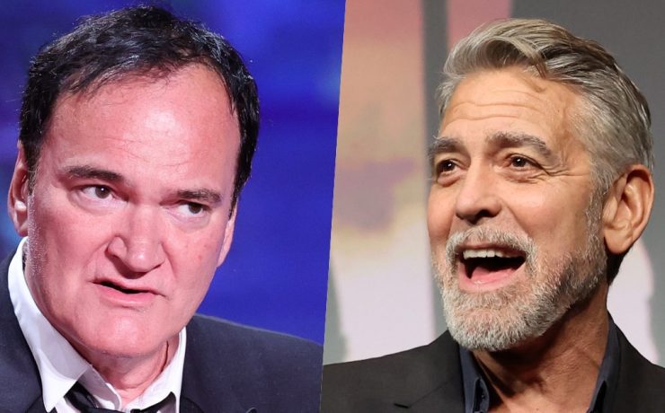 Quentin Tarantino e George Clooney