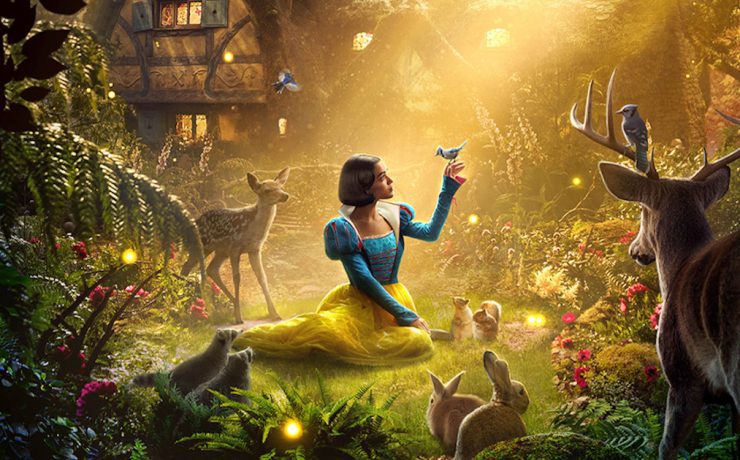 Immagine dal poster del live action Disney di Biancaneve