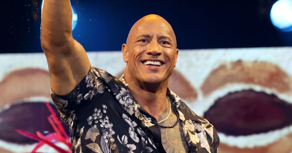 l'attore dwayne johnson al d23