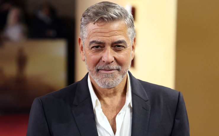 Primo piano di George Clooney