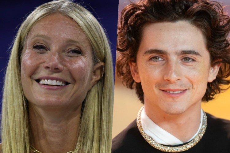 Collage Gwyneth Paltrow e Timothée Chalamet