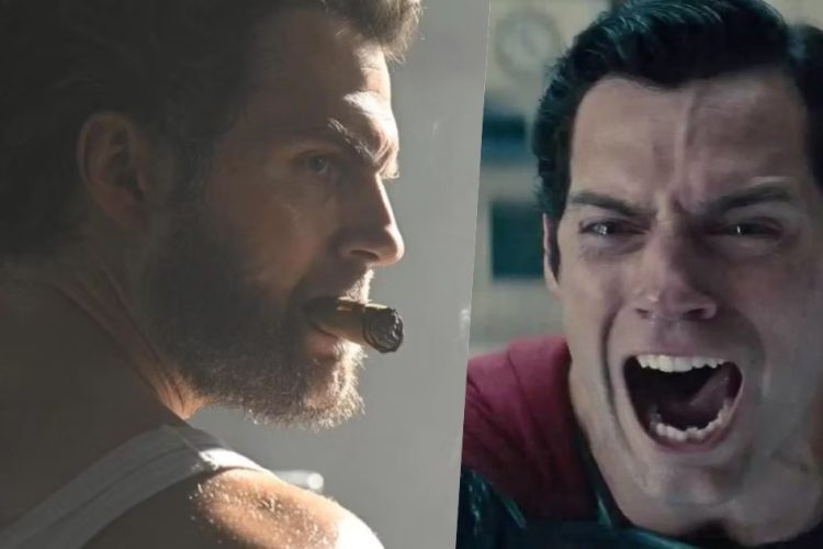 henry cavill come wolverine e superman