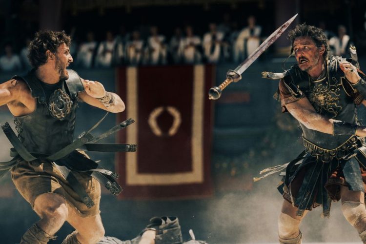 paul mescal e pedro pascal in il gladiatore II