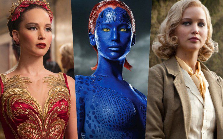 Collage peggiori film di Jennifer Lawrence