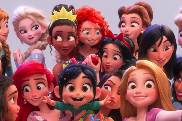 Le principesse Disney in Ralph Spacca Internet