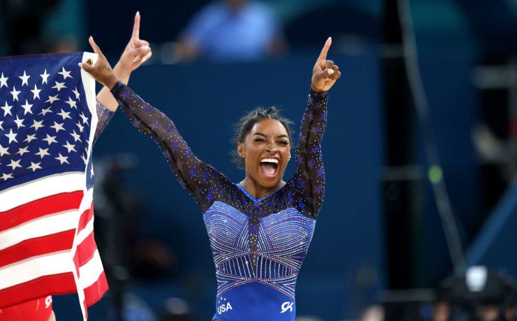 Simone Biles in gara