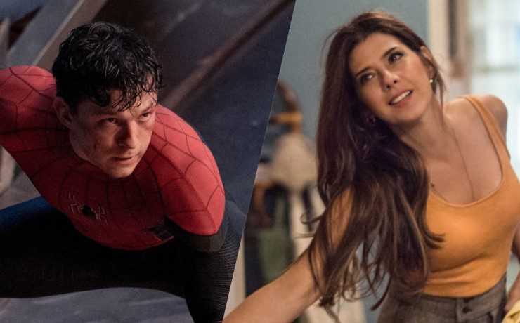 tom holland e marisa tomei in spider-man: no way home