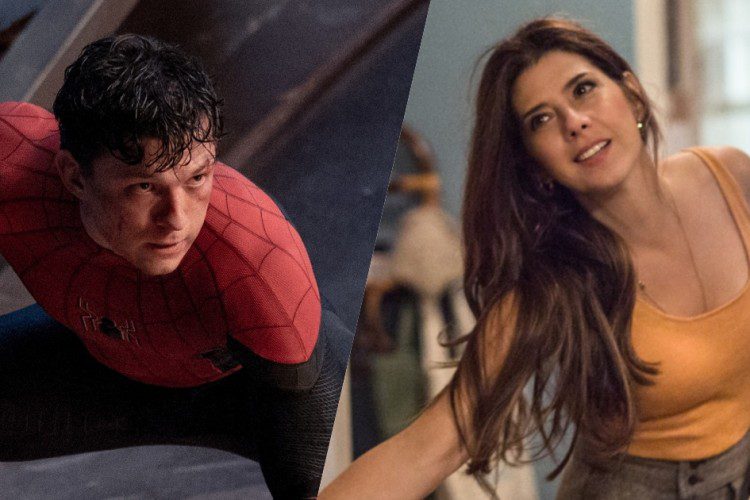 tom holland e marisa tomei in spider-man: no way home