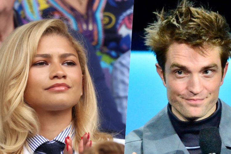 primi piani di zendaya e robert pattinson