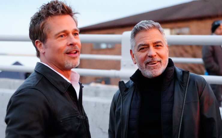 Brad Pitt e George Clooney