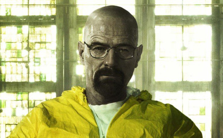 Bryan Cranston in un poster di Breaking Bad