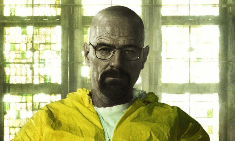 Bryan Cranston in un poster di Breaking Bad