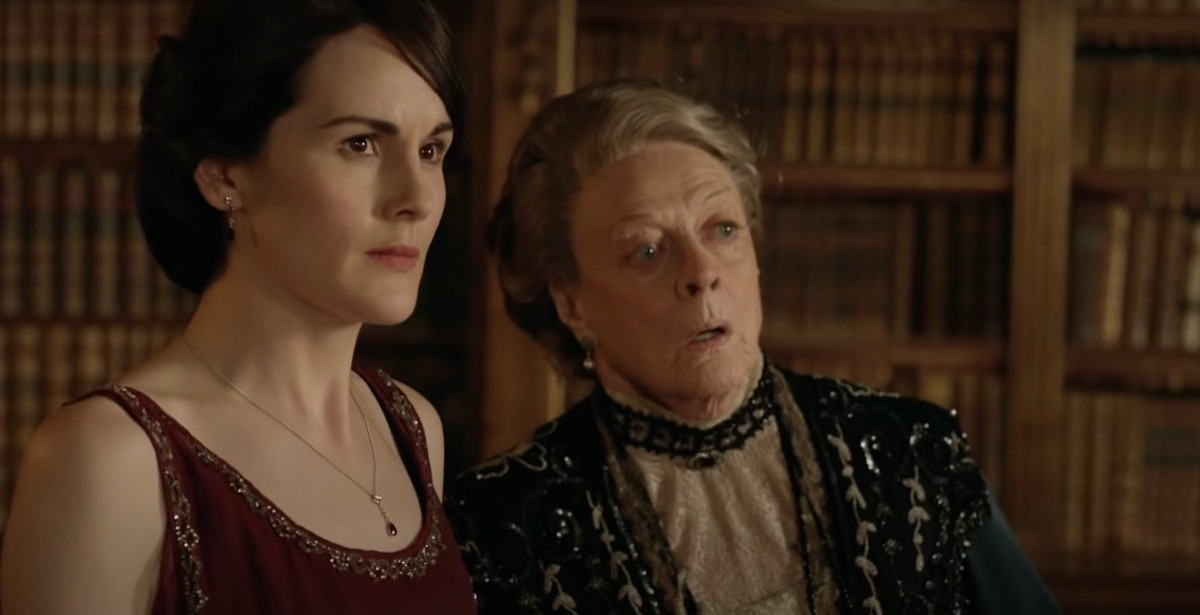 Maggie Smith e Michelle Dockery in Downton Abbey