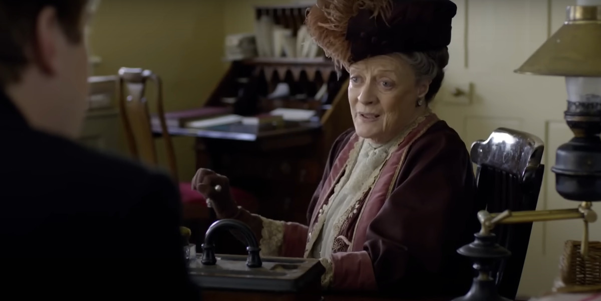 Maggie Smith in Downton Abbey